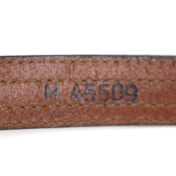 VTG Brighton BROWN GENUINE LEATHER 7/8"Wd DRESS CASUAL WOMEN'S BELT Sz M (73M - Picture 7 of 12